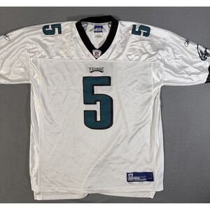 Vintage Reebok Philadelphia Eagles Donovan McNabb #5 Jersey Size XXL White Green